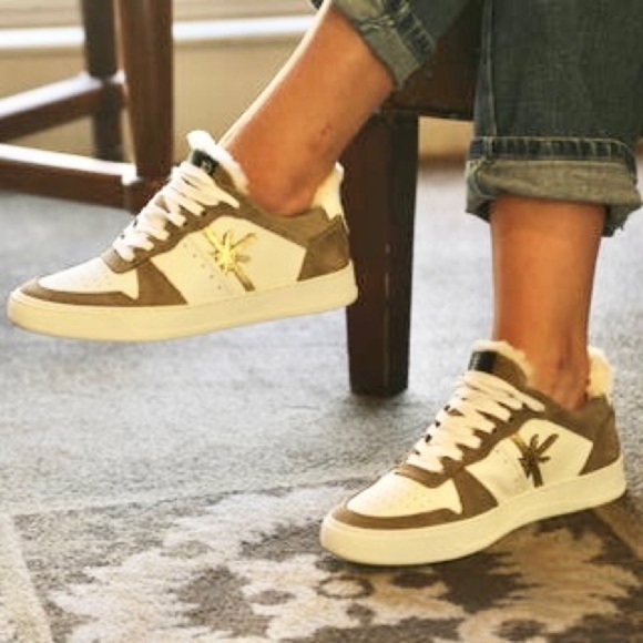 Ross & Snow Sneakers Italian Leather Women’s Skate Shoes Size 7.5 Sherpa Padded - Picture 8 of 10